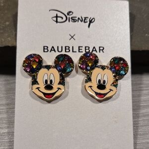 Disney BAUBLEBAR MICKEY MOUSE Earrings NWT
